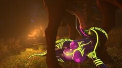 16:9 3d animal_genitalia animal_penis anthro balls breasts campfire cobra duo equid equine equine_penis female feral genitals glowing glowing_markings green_markings handsomely_draconic hi_res horse male mammal markings open_mouth outside penis qhala ratherdevious reptile scales scalie snake snake_hood source_filmmaker straight tongue tongue_out widescreen zoophilia