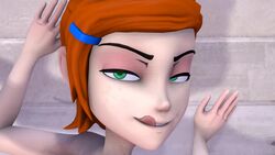1boy 1girls 3d against_wall anal anal_sex animated ben_10 breasts cartoon_network completely_nude evil_smile eye_contact female from_behind furbyguy ginger green_eyes gwen_tennyson licking_lips light_skin looking_back looking_down male male_pov mp4 naughty_face no_sound nude orange_hair pale_skin pov seductive seductive_eyes seductive_look seductive_smile sex short_hair skinny small_breasts standing standing_sex teenager tight_anal tongue tongue_out video voluptuous
