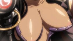 animated animated_gif anime_screencap big_ass big_breasts dark-skinned_female dark_elf dark_elf_female elf elf_female female_elf kuroinu_~kedakaki_seijo_wa_hakudaku_ni_somaru~ milf olga_discordia ova screencap screenshot yellow_eyes