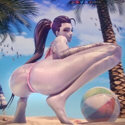 widowmaker from overwatch by forceballfx