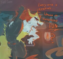 braixen from nintendo by shieshuqqq