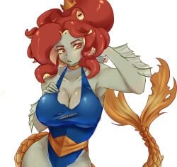 1girls big_ass big_breasts big_nipples breasts cleavage crown feet_in_water feet_out_of_frame female from_above hand_on_head large_ass large_breasts looking_at_viewer mermaid mermaid_tail neptuna_(pvz) nipple_bulge nipples octopus one-piece_swimsuit peakedcomedy plants_vs_zombies plants_vs_zombies:_heroes pool pvz red_eyes ripped_clothing royaluyenruby sharp_teeth sitting swimming_pool swimsuit tentacle thick_thighs thunder_thighs undead undead_female water zombie zombie_(pvz) zombie_girl