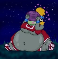 1girls anthro anthrofied ass belly belly_bulge breasts chaosforceart fat female female_pred flora_fauna fume-shroom_(pvz) inflation obese plant plant_girl plant_humanoid plantie plants_vs._zombies plants_vs_zombies popcap_games pred pussy weight_gain zombie_(pvz)