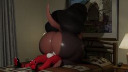 big_ass big_breasts breasts bubble_butt cleavage female furry huge_ass huge_breasts laverne_(sssonic2) milf notsafeforgek sex tagme thick_thighs wide_hips