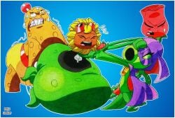1girls anthro anthrofied ass belly belly_bulge breasts fat female female_pred flora_fauna green_shadow_(pvz) inflation obese peashooter_(pvz) plant plant_girl plant_humanoid plantie plants_vs._zombies plants_vs_zombies popcap_games pred pussy rose_(pvz) solar_flare_(pvz) spudow_(pvz) sunflower_(pvz) thebellyseeker weight_gain