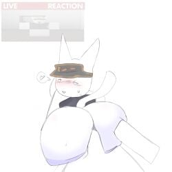ass_bigger_than_head ass_focus ass_grab bottom_heavy cat_ears cat_tail doodle heart penetration roblox robloxian smug_face spookicookie sweatdrop tagme visor