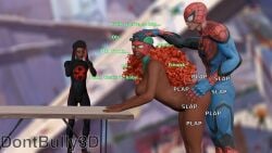 1boy1girl 1girl1boy 1girls 2boys 3d 3d_(artwork) alternate_version_available ambiguous_penetration ass backwards_baseball_cap backwards_hat bent_over black_cuck blender blender_(artwork) blender_(software) breasts clothed_male_nude_female cuckold cuckolding dark-skinned_female dark-skinned_male dark_skin dialogue doggy_style dont_bully_(artist) english_text female from_behind from_behind_position hand_on_ass hand_on_butt hand_on_head human human_female human_male interracial light-skinned_male light_skin long_hair male male/female marvel marvel_comics marvel_rivals mask masked_female masked_male meme meme_reference miles_morales miles_morales_(spider-verse) partially_clothed partially_clothed_female partially_clothed_male peter_parker plap plap_(sound) red_hair shocked shocked_black_guy shocked_expression spider-man spider-man:_across_the_spider-verse spider-man_(marvel_rivals) spider-man_(series) spider-zero spider-zero_(marvel_rivals) standing standing_doggy_style standing_sex superhero superhero_costume superhero_mask superheroine surprised surprised_expression surprised_face text thighs