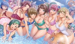 6+girls akiza_izinski alexis_rhodes alternate_breast_size alternate_costume alternate_hairstyle anna_kozuki anzu_mazaki asuka_tenjoin big_breasts blair_flannigan blonde_hair blue_hair blush breasts brown_hair celina dark-skinned_female dark_skin female female_only green_eyes hiiragi_yuzu ishizu_ishtar isis_ishtar izayoi_aki julia_krystal kotori_mizuki kotsu_masumi kurosaki_ruri looking_at_viewer lulu_obsidian luna_(yu-gi-oh!) mai_valentine mazaki_anzu multiple_girls open_mouth pink_hair ponytail pool red_hair rin_(yu-gi-oh!_arc-v) saotome_rei serena_(yu-gi-oh!_arc-v) shonen_jump short_hair shounen_jump shueisha skye_zaizen suzume_inui swimming_pool swimsuit swimwear tea_gardner tenjouin_asuka tori_meadows voluptuous weekly_shonen_jump weekly_shounen_jump yu-gi-oh! yu-gi-oh!_5d's yu-gi-oh!_arc-v yu-gi-oh!_duel_links yu-gi-oh!_duel_monsters yu-gi-oh!_gx yu-gi-oh!_zexal zaizen_aoi zuzu_boyle