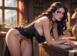 yennefer from cd projekt red by aurora4rt
