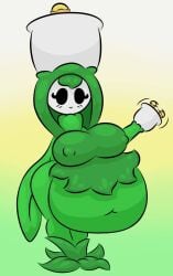 1girls anthro anthrofied ass bellflower_(pvz) belly belly_bulge breasts eslpixel fat female female_pred flora_fauna plant plant_girl plant_humanoid plantie plants_vs._zombies plants_vs_zombies popcap_games pred pussy vore weight_gain