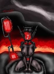 large speakerman (skibidi toilet) from skibidi toilet by danionebyall53 (artist)