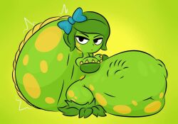 1girls anthro anthrofied ass belly belly_bulge breasts eslpixel fat female female_pred flora_fauna plant plant_girl plant_humanoid plantie plants_vs._zombies plants_vs_zombies popcap_games pred pussy venus_flytrap_(pvz) vore weight_gain