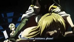 angelise_ikaruga_misurugi ass ass_shake audio bent_over blonde_hair cavity_search dress emma_bronson female forced_undressing from_behind implied_rape implied_virgin jill_(cross_ange) knife long_hair medical_examination pain panties pink_dress pink_panties red_eyes restrained screaming subbed_version tagme torn_clothes torn_dress torn_panties video video virginity_loss