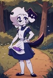 101_dalmatian_street 101_dalmatians ai_generated alice_in_wonderland canid canine canis disney female futanari futanari penis vanny_(101_dalmatians) vanny_(whistlerarts29)