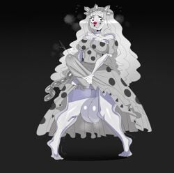 1female 1girls balls big_balls big_cock big_penis big_testicles breasts clown clown_girl clown_makeup clown_nose cock dickgirl female female_focus female_only futanari intersex penis polka_dot polka_dot_dress princess_(slay_the_princess) slay_the_princess solo solo_female solo_focus tagme tayuri testicles the_clown_(slay_the_princess)