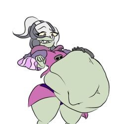 1girls anthro anthrofied ass belly belly_bulge breasts fat female female_pred flora_fauna immorticia_(pvz) neptuna_(pvz) plant plant_girl plant_humanoid plantie plants_vs._zombies plants_vs_zombies popcap_games pred pussy shujidagod vore weight_gain zombie zombie_(pvz) zombie_girl