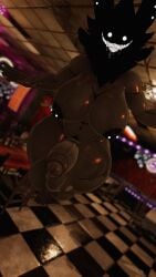 1futa 3d big_balls big_breasts big_penis black_body breasts drooling floating flying futanari intersex karelia_(acerattman) karelia_futanari_(acerattman) leaning_forward looking_at_viewer pierced_nipples piercing sloppydragons smile smiling smiling_at_viewer solo tagme the_backrooms vrchat wide_hips