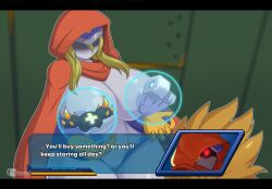 2025 20xx 2d 2d_(artwork) 30xx android armor augs bare_breasts big_breasts blonde_female blonde_hair breasts child_bearing_hips curvaceous curves curvy curvy_female curvy_figure curvy_hips cute delta_(30xx) digital_drawing_(artwork) digital_media_(artwork) female hands_on_ass hips hourglass_figure humanoid item light_brown_hair long_hair long_hair_female luckerabbit6 luckerabbit9 mouth mrlucke nipples shiny_breasts tagme text text_box thick thick_thighs video_game_character vika_(30xx) voluptuous voluptuous_female waist wide_hips