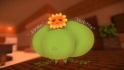 1girls anthro anthrofied ass belly belly_bulge breasts cappuccinodrinker fat female female_pred flora_fauna inflation minecraft obese plant plant_girl plant_humanoid plantie plants_vs._zombies plants_vs_zombies popcap_games pred pussy sunflower_(pvz) vore vore_belly weight_gain