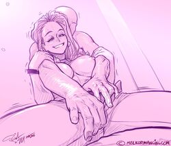 curvy female janice_hanson melkor_mancin monochrome sex sketch tagme