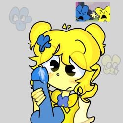 2020s 4x absurdres algebralien algebraliens alien anonymous_artist anthro balls battle_for_bfb battle_for_bfdi battle_for_dream_island bfb black_eyes blonde_hair blue_balls blue_penis blue_skin bodysuit cartoon cheek_blush cum femboy four_(bfb) four_(bfdi) genderless genitals gijinka givemebackmykids handjob highres jacknjellify light_blush looking_at_penis no_penetration no_sex(yet) non-web_source nose object_show_community object_shows osc penis precum reference reference_image reference_inset side_ponytail surprised_expression testicles the_power_of_two tpot twin_tails twink x_(bfb) x_(bfdi) x_finds_out_his_value xfohv yellow_body yellow_bodysuit yellow_hair yellow_skin