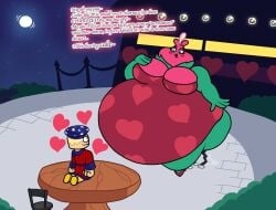 1girls anthro anthrofied ass belly belly_bulge blooming_heart_(pvz) breasts fat female female_pred flora_fauna inflation obese plant plant_girl plant_humanoid plantie plants_vs._zombies plants_vs_zombies popcap_games pred pussy skyofsunnyfox weight_gain