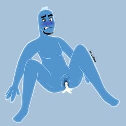 1:1 2025 after_sex after_vaginal blush blush_lines cell_(organism) cum cum_in_pussy cum_inside cuntboy cuntboy_only digital_drawing_(artwork) digital_media_(artwork) goatee hi_res intersex looking_down nizisbizzy osmosis_jones osmosis_jones_(character) pussy pussy_juice tentacle tentacle_clit vaginal_fluids what