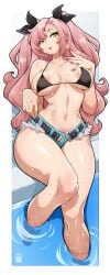 1girls :3 areola areola_slip ass bayeuxman beauty_mark big_areola big_ass big_breasts big_thighs bikini black_bikini black_bra breasts butt cunning_hares cutoff_shorts cutoffs dripping dripping_wet earrings female gigantic_thighs green_eyes hand_on_breast hot_pants hourglass_figure huge_ass huge_breasts huge_thighs jorts knees_together_feet_apart long_hair looking_at_viewer mole mole_under_eye nicole_demara painted_fingernails painted_nails pale-skinned_female pale_skin pink_hair short_shorts tagme thick_thighs thighs twintails water_drop wet wet_body wet_skin wide_hips zenless_zone_zero