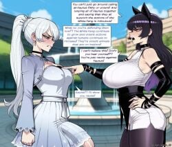 11_22 ai_generated blake_belladonna futa_on_female imminent_rape light-skinned_female light-skinned_futanari rwby weiss_schnee