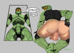 master chief from halo (series) by cybertuna