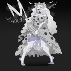 1female 1girls balls big_balls big_cock big_penis big_testicles breasts clown clown_girl clown_makeup clown_nose cock cum cumshot dickgirl female female_focus female_only futanari intersex penis polka_dot polka_dot_dress princess_(slay_the_princess) slay_the_princess solo solo_female solo_focus tagme tayuri testicles the_clown_(slay_the_princess)