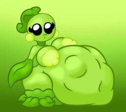 1girls anthro anthrofied ass belly belly_bulge black_eyes breasts eslpixel fat female female_pred flora_fauna green_hair peashooter peashooter_(pvz) plant plant_girl plant_humanoid plantie plants_vs._zombies plants_vs_zombies popcap_games pred pussy vore vore_belly weight_gain
