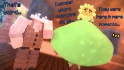 1girls anthro anthrofied ass belly belly_bulge breasts cappuccinodrinker fat female female_pred flora_fauna inflation minecraft obese plant plant_girl plant_humanoid plantie plants_vs._zombies plants_vs_zombies popcap_games pred pussy sunflower_(pvz) vore vore_belly weight_gain