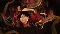 1girls 3d ahegao anal anal_insertion ass barefoot black_eyes black_hair breasts clothed_sex clothing crisisbeat disney disney_princess fa_mulan feet female from_behind huolong_(princess_quest) insertion large_breasts long_hair mulan nipples open_mouth partially_clothed penetration princess_quest rape restrained soles spread_legs tentacle tentacle_rape tentacle_sex toes