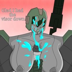 boobjob breasts cum_on_breasts cum_on_face female robot robot_girl self_upload transformers