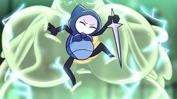 big_breasts breasts electricity hey!_minty hollow_knight large_breasts larger_female mint_ivory oddly_bally quirrel rule_63 size_difference smaller_male team_cherry uumuu