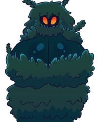 1girls big_breasts breasts cleavage female female_only hey!_minty hollow_knight leaves leaves_in_hair massive_moss_charger mint_ivory mosscreep mosskin_tribe oddly_bally orange_eyes plant rule_63