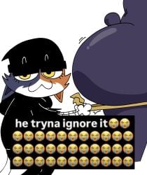 He Tryna Ignore It (Meme) Rule 34 Image
