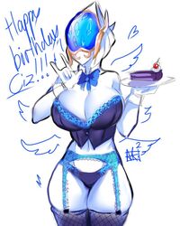 artemis_(brawlhalla) big_breasts brawlhalla female heart lingerie thick_thighs video_games