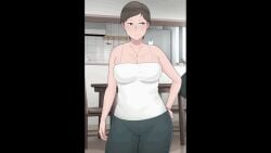 animated animated big_breasts camp_whit_mom friends_mother milf mother ntr ntrman sole_female