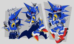 2robots bileshroom metal_sonic neo_metal_sonic robot selfcest sonic_(series) sonic_the_hedgehog_(series) yaoi