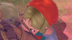 1boy 1girls 3d_animation all_the_way_to_the_base animated blonde_hair blowjob blue_eyes clothed_sex cock_hungry cock_out cum_hungry cum_in_mouth cum_in_throat deepthroat dragon_quest dragon_quest_xi enthusiastic enthusiastic_fellatio fellatio female female_pubic_hair gemma_(dq11) greatm8 hero_(dq11) long_hair long_video longer_than_2_minutes no_panties oral oral_sex outdoors pubic_hair red_hat saliva saliva_string sound straight sucking_penis swallowing swallowing_cum tagme throat_bulge upskirt video