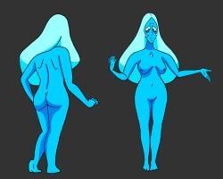 back_view blue_diamond_(steven_universe) edit front_view nude_filter steven_universe