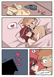 after_sex brown_eyes butter_bunny comic red_hair