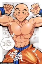 1boy 1boy1girl 1girls android_18 bald big_breasts big_pecs big_penis blonde_hair blush breasts bulge bulge_through_clothing child_bearing_hips cock_outline comic comic_panel crimsoncoax defined_pecs dragon_ball female fit_female fit_male glistening glistening_body glistening_skin hips horny hourglass_figure huge_breasts huge_cock huge_thighs krillin kuririn light-skinned_female light-skinned_male long_cock looking_at_partner lust lustful_gaze male muscular muscular_female muscular_male nervous oily_skin on_bed on_top pecs penis pov pov_eye_contact shiny_skin straight sweat_drops sweaty tagme thick_cock thick_thighs thighs toned_male veiny_cock wet_skin wide_hips