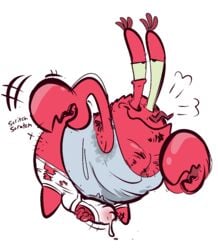 2020 anthro ass crab crustacean male male_only mature_male mr_krabs nickelodeon penis pincers smooth_skin spongebob_squarepants the-alfie-incorporated