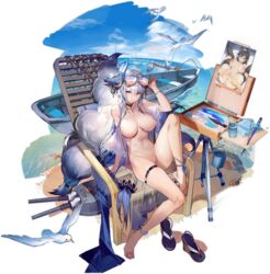 atago_(azur_lane) azur_lane eyewear_on_head eyewear_removed feet liduke megane naked nipples photoshop pussy sunglasses_on_head sunglasses_removed swimsuits tagme tosa_(azur_lane) uncensored