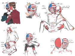 2boys anal anal_sex balls canada_(countryhumans) countryhumans cum cum_in_ass cum_in_mouth cum_inside erection from_behind gay incest kissing male male/male nude oral oral_penetration oral_sex penis sex united_states_of_america_(countryhumans) yaoi