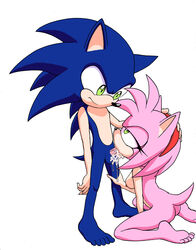 accessory amy_rose anthro ass balls barefoot bodily_fluids breasts cum cum_drip cum_in_mouth cum_inside cum_on_balls cum_on_penis dash-the-cheetah dripping duo erection eulipotyphlan eye_contact eyelashes feet fellatio female genital_fluids genitals green_eyes hair_accessory hairband half-closed_eyes hand_on_head hedgehog hi_res humanoid_feet kneeling leg_grab looking_at_another male mammal mobian_(species) naked narrowed_eyes nipples nude oral penile penis sega sex smile soles sonic_(series) sonic_the_hedgehog sonic_the_hedgehog_(series) standing straight toes