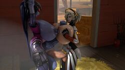 2futas 3d between_breasts blizzard_entertainment futa_only futanari horsecock huge_breasts huge_cock huge_penis huge_testicles hyper mercy overwatch paizuri source_filmmaker thick_thighs veiny_penis veiny_testicles widowmaker zccblp